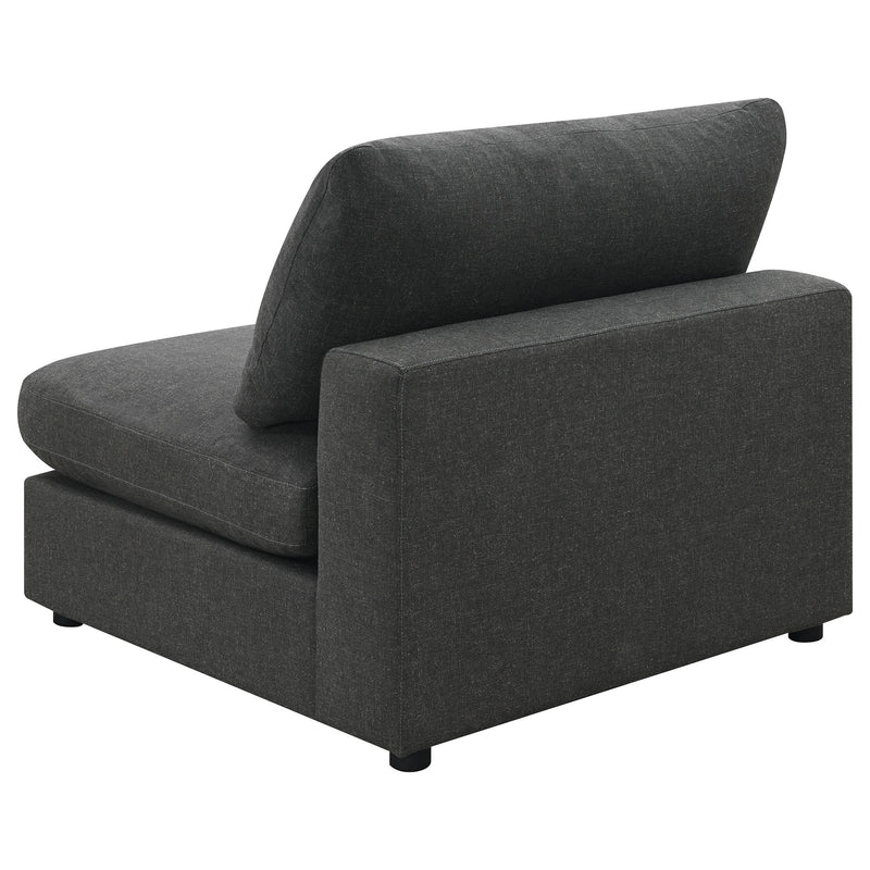 Serene 4-piece Upholstered Modular Sectional Sofa Charcoal - 551324-SETA