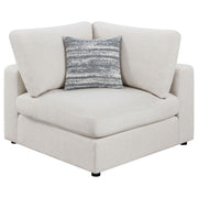 Serene 5-piece Upholstered Modular Sectional Sofa Beige - 551321-SETC