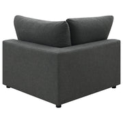 Serene 6-piece Upholstered Modular Sectional Sofa Charcoal - 551324-SET