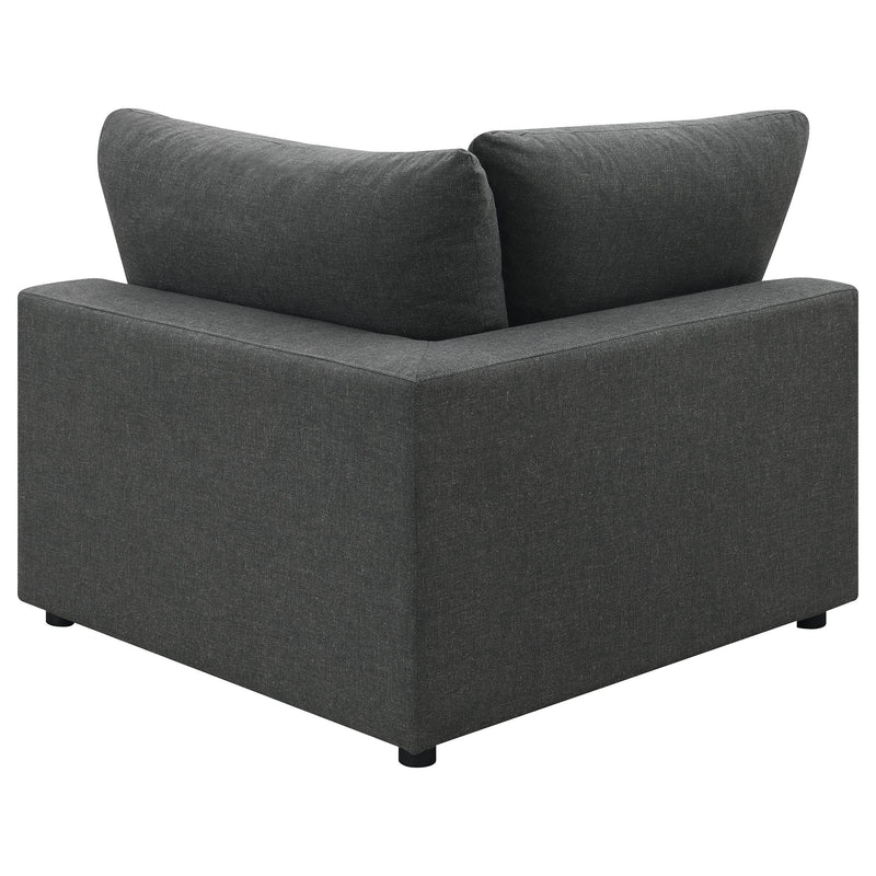 Serene 6-piece Upholstered Modular Sectional Sofa Charcoal - 551324-SET