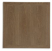 Serene Bay 2 Outdoor Lounge Chairs with End Table in Dark Brown/White from Ashley - Luna Furniture