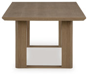 Serene Bay Outdoor Dining Table and 6 Chairs in Dark Brown - PKG021211