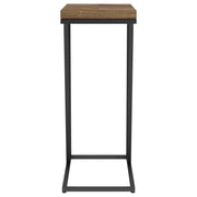 Sergio Engineered Wood C-Shaped Side Table Rustic Tobacco - 931147