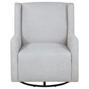 Serra Boucle Upholstered Swivel Glider Dove Grey - 902454