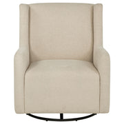 Serra Boucle Upholstered Swivel Glider Sandy Beige - 902453