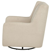 Serra Boucle Upholstered Swivel Glider Sandy Beige - 902453