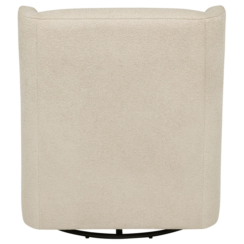 Serra Boucle Upholstered Swivel Glider Sandy Beige - 902453