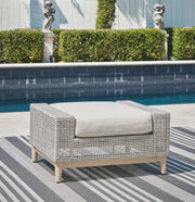Seton Creek Outdoor Ottoman with Cushion - P798-814