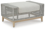 Seton Creek Outdoor Ottoman with Cushion - P798-814