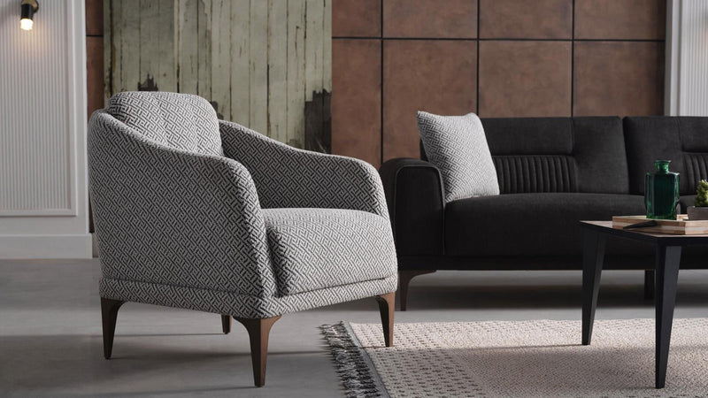 Seul Right Facing Sectional (Corte Anthracite) - 20SUL5L00400004