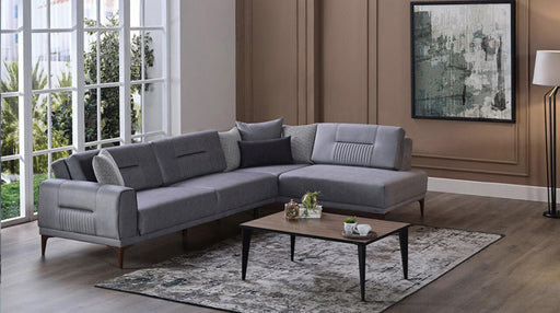 Seul Right Facing Sectional (Palma Grey) - 20SUL5L00400002