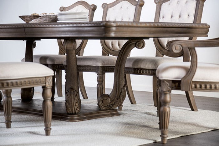 Seven Oaks Weathered Oak Dining Table - FM3418AK-T-TABLE