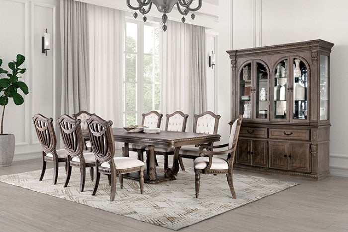 Seven Oaks Weathered Oak Hutch & Buffet - FM3418AK-HB-SET