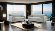 Severo Light Gray Loveseat - FM61005LG-LV