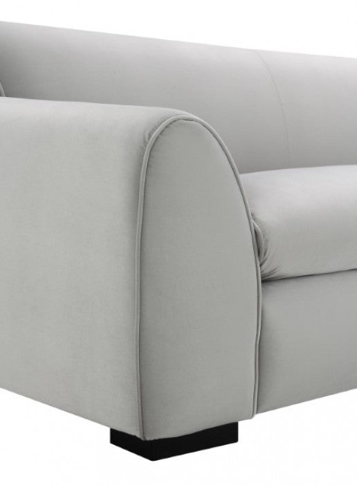Severo Light Gray Loveseat - FM61005LG-LV