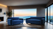 Severo Royal Blue Loveseat - FM61005BL-LV