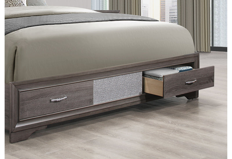 Seville Grey King Bed Group - Gate FurnitureKing Bed