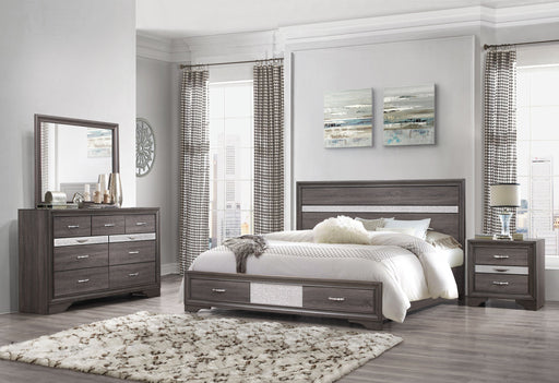 Seville Grey King Bed Group - Gate FurnitureKing Bed