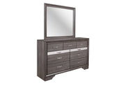 Seville Grey Mirror - SEVILLE-MALAMINE GREY-MR - Gate Furniture