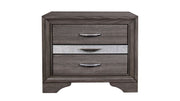 Seville Grey Nightstand - Gate FurnitureNightstand