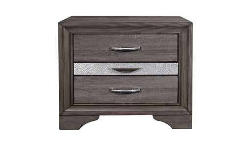 Seville Grey Nightstand - Gate FurnitureNightstand