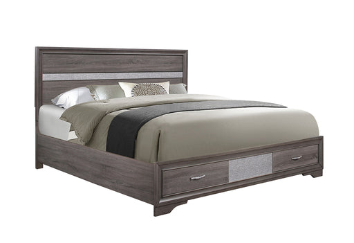 Seville Grey Queen Bed - Gate FurnitureQueen Bed