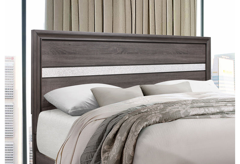 Seville Grey Queen Bed - Gate FurnitureQueen Bed