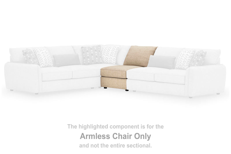 Seyler Sand Armless Chair - 6140546