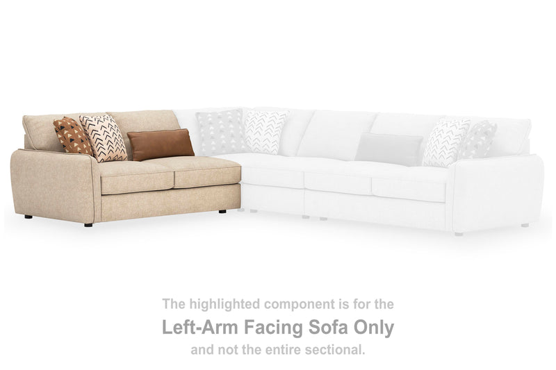 Seyler Sand Left-Arm Facing Sofa - 6140566