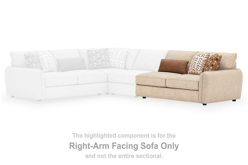 Seyler Sand Right-Arm Facing Sofa - 6140567