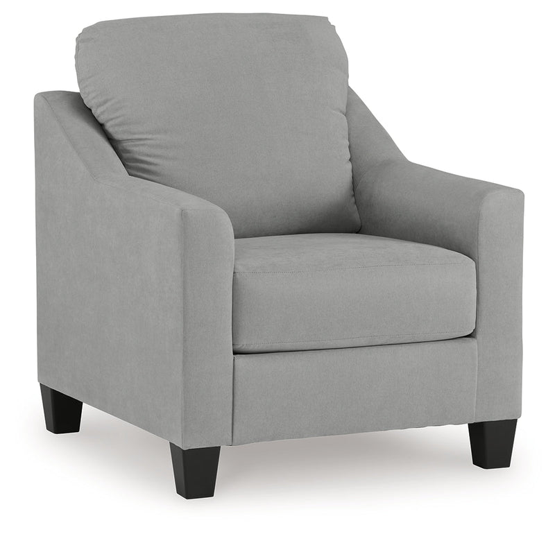 Shadow Adlai Sofa, Loveseat, Chair and Ottoman - PKG019286
