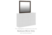 Shaehartin Dark Brown Bedroom Mirror - PCB3167-36