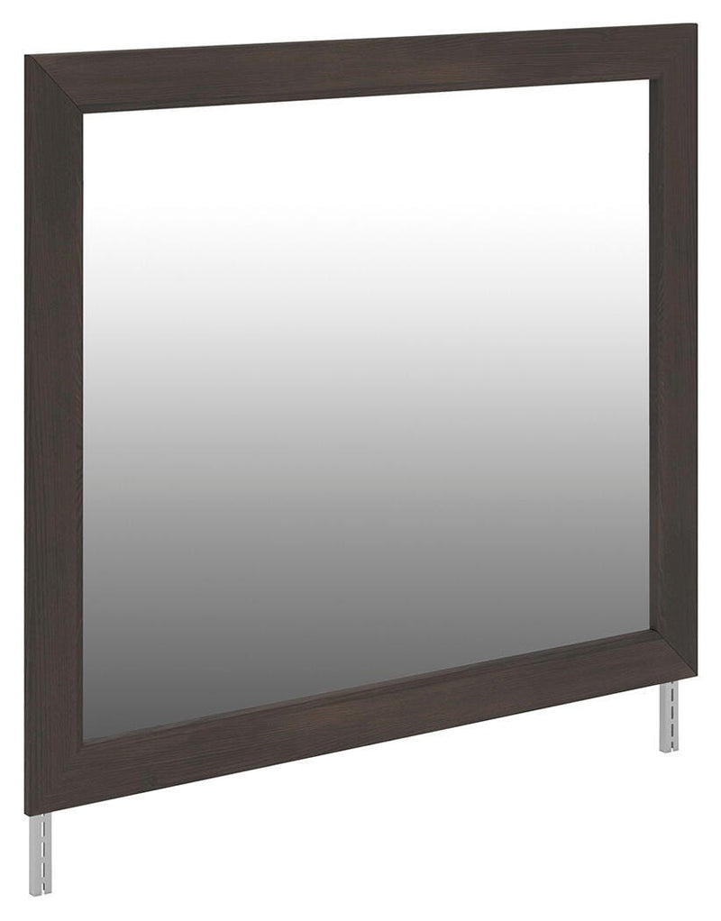 Shaehartin Dark Brown Bedroom Mirror - PCB3167-36