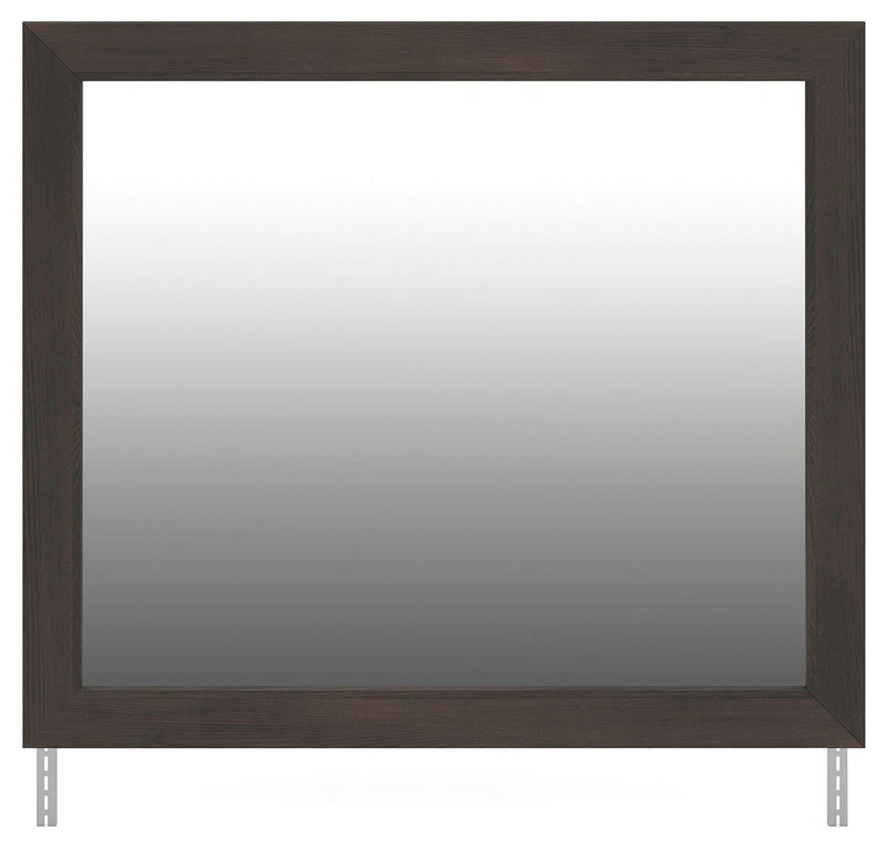 Shaehartin Dark Brown Bedroom Mirror - PCB3167-36