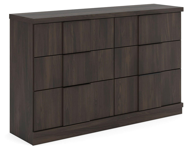 Shaehartin Dark Brown Dresser - PCB3167-31