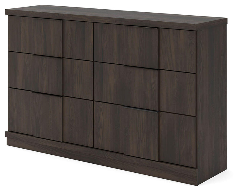 Shaehartin Dark Brown Dresser - PCB3167-31