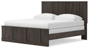 Shaehartin Dark Brown King Panel Bed - PCB3167B6