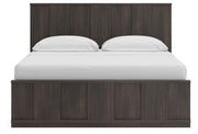 Shaehartin Dark Brown King Panel Bed - PCB3167B6
