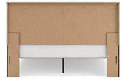 Shaehartin Dark Brown King Panel Platform Bed - PCB3167B7