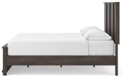 Shaehartin Dark Brown King Panel Platform Bed - PCB3167B7