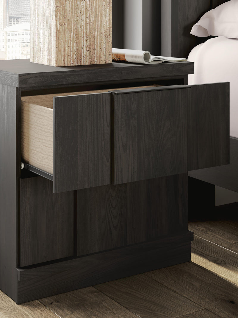 Shaehartin Dark Brown Nightstand - PCB3167-92