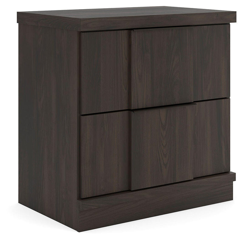 Shaehartin Dark Brown Nightstand - PCB3167-92