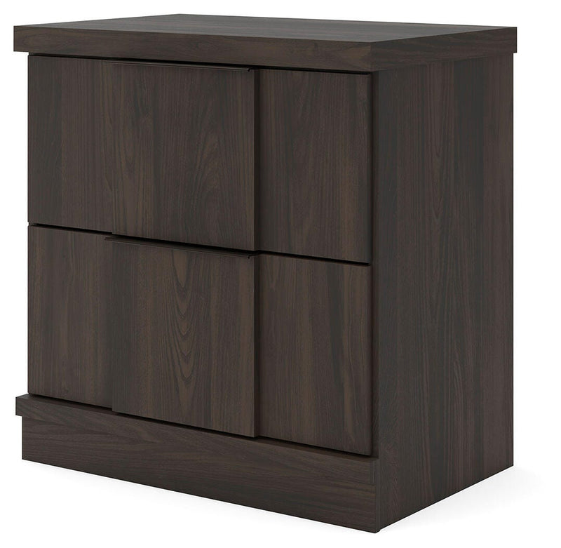 Shaehartin Dark Brown Nightstand - PCB3167-92