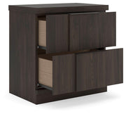 Shaehartin Dark Brown Nightstand - PCB3167-92