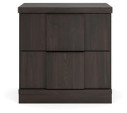Shaehartin Dark Brown Nightstand - PCB3167-92