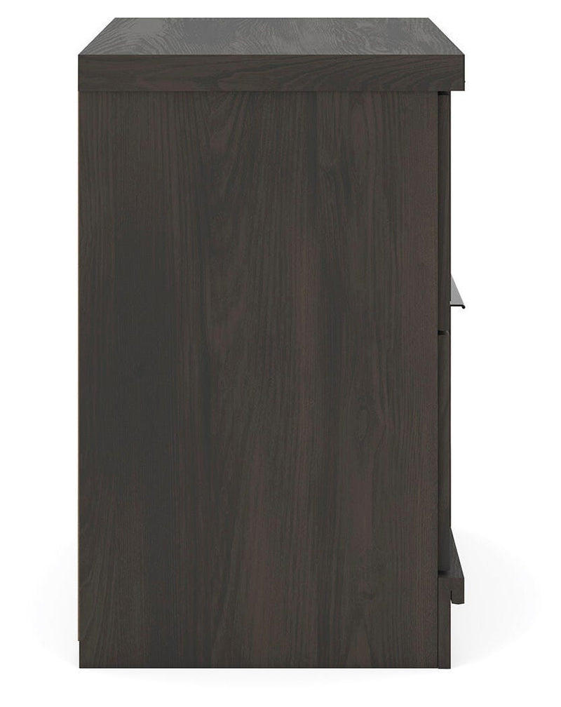 Shaehartin Dark Brown Nightstand - PCB3167-92