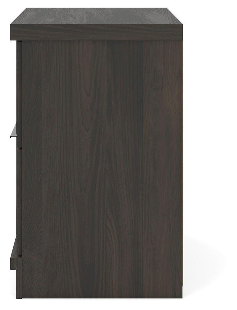 Shaehartin Dark Brown Nightstand - PCB3167-92