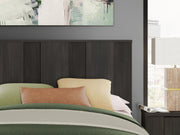 Shaehartin Dark Brown Queen Panel Bed - PCB3167B2