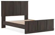 Shaehartin Dark Brown Queen Panel Platform Bed - PCB3167B4