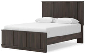 Shaehartin Dark Brown Queen Panel Platform Bed - PCB3167B4
